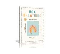 Living Room Canvas Pictures Box Breathing Poster Positive Wall Art Mental Health Poster Therapy Office Decoration Poster Kitchen(Framed,16x24inch(40x60cm))