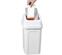 Living Room Paper Basket | Household Bin Swing Lid,Garbage Bin Waste Paper Organizer ForLiving Room, Kitchen, Bathroom, Bedroom