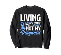 Living Story Not My Diagnosis - Camiseta de Apoyo para el cáncer colorrectal Sudadera