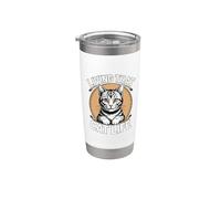 Living That Cat Life Vaso térmico de acero inoxidable de doble pared