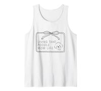 Living That Poodle Mom Life Dog Lover Presente Camiseta sin Mangas