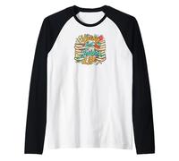 Living That Teacher Life Books Apple Educator School Camiseta Manga Raglan