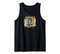 Living That Teacher Life Books Apple Educator School Camiseta sin Mangas