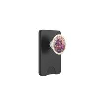 Living The Dream Book Reading Boho Floral Skeleton Bookish PopSockets PopWallet para MagSafe