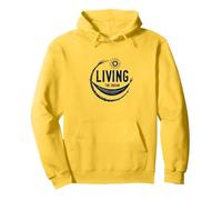 Living The Dream Hammock Relajación Solar Sudadera con Capucha, Unisex para Adultos, Limón, XL