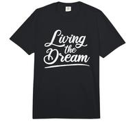 Living The Dream Inspirational & Gratitude Comfort Colors Adult Heavyweight T-Shirt