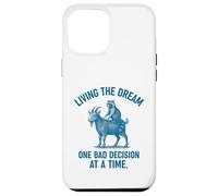 Living the Dream One Bad Decision at a Time Raccoon & Goat Carcasa para iPhone 12 Pro Max