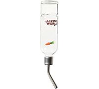 Living World Bebedero antigoteo Eco transparente para roedores 355 ml