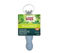 Living World Perchas de cemento Pedi-Perch para pájaros – Mantenimiento de uñas y pico – Mini