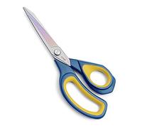 LIVINGO 8.5 inch Premium Fabric Scissors - Hojas de acero inoxidable con recubrimiento de titanio, tijeras de sastre multiusos de alta resistencia, agarre cómodo, para costura, sastrería