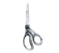 LIVINGO Tijeras de oficina para manualidades: de 8 pulgadas cuchillas de inoxidable ultraafiladas ideales para confección, manualidades, oficina, escuela, elegante mango gris degradado