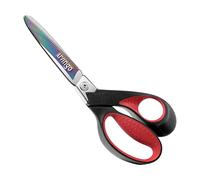 LIVINGO Tijeras Industriales 23 CM Alta Resistencia, Acero Inoxidable Forjado con Recubrimiento de Titanio, Afiladas y Profesionales para Tela, Costura, Alfombras, Manualidades, Taller, Exterior