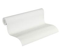 Papel Tapiz Unicolor Crema Con Estructura Textil Estilo Casa De Campo