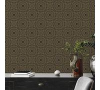 Livingwalls 389682 Premium Wall 2 - Papel pintado para pared (10,05 x 0,53 m), color negro y dorado