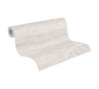 Livingwalls A.S. Création Vibes & Styles Tamika Raw Heritage - Papel pintado no tejido - textura tierra-sabana, tonos marrones cálidos, superficie de vinilo, papel pintado de piedra, casa de campo