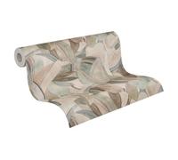 livingwalls Anna D'Andrea Papel pintado no tejido Gráfico 10,05 m x 0,53 m - Azul, marrón, verde, gris - Papel pintado liso - 782151