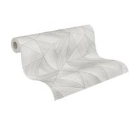 Livingwalls Daniel Hechter papel pintado no tejido con efecto metálico en gris, metálico, plata - papel pintado de diseño contemporáneo 10,05 x 0,53 m - 361336