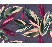 Livingwalls Fotomural 382721 - Papel pintado fotográfico (fieltro, 3,71 x 2,80 m), diseño de hojas de la selva