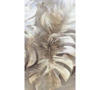 Livingwalls Hot Spots Papel pintado fotográfico hojas de palmera 1,59 m x 2,80 m - beige, crema - Papel pintado floral - 790161