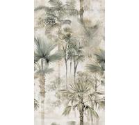 Livingwalls Hot Spots Papel pintado fotográfico Palmeras 1,59 m x 2,80 m - Beige, crema, verde - Papel pintado floral - 790157