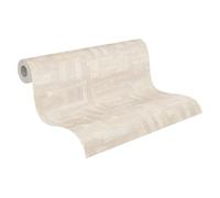 Livingwalls Hot Spots papel pintado no tejido con efecto madera en beige, crema, gris - papel pintado decorativo 10,05 x 0,53 m Made in Germany - 782041