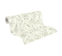 Livingwalls Papel pintado no tejido A.S. Creation Jette 5 373635 (0,53 m x 10,05 m) Verde