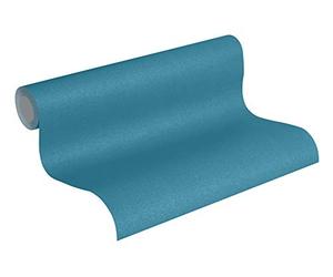 Livingwalls Metropolitan Stories Lizzy London 368996 - Papel pintado no tejido, 10,05 m x 0,53 m, color azul y verde
