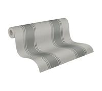 Livingwalls Michalsky 399833 - Papel pintado (fieltro), diseño de rayas, color gris