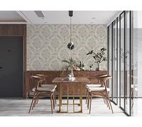 Livingwalls My Home My Spa 387072 - Papel pintado (10,05 x 0,53 m), diseño barroco, color blanco