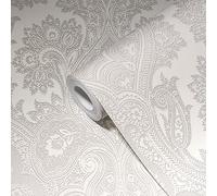 Livingwalls My Home My Spa 387084 - Papel pintado (tejido no tejido, 10,05 x 0,53 m), color gris