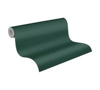 Livingwalls Papel pintado 396555 - papel pintado liso en verde - papel pintado unicolor de alta calidad con textura fina para varias habitaciones - 10,05m x 0,53m - Fabricado en Alemania