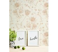 Livingwalls Papel pintado blanco y marrón - Papel pintado para sala de estar dormitorio 394271 - no tejido selva - 10,05 m x 0,53 m para 5,33 m² - Fabricado en Alemania