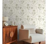 Livingwalls Papel pintado blanco y verde - Papel pintado para salón dormitorio 394273 - no tejido selva - 10,05 m x 0,53 m para 5,33 m² - Fabricado en Alemania