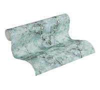 Papel Pintado Bosque New Walls Cosy & Relax A.S. Création Papel pintado tejido no tejido 10.05 m x 0.53 m Verde Azul Gris Fabricado en Alemania 374203 37420-3