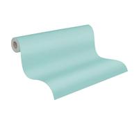 livingwalls - Papel pintado de fieltro (10,05 x 0,53 m, 5,33 m²), color turquesa