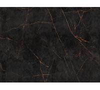 Livingwalls Papel pintado de fieltro con diseño de mármol, color negro y naranja oscuro, 382251, 3,71 x 2,80 m, fabricado en Alemania