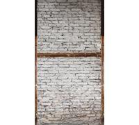 Livingwalls Papel pintado fotográfico industrial 3D efecto piedra blanco gris salón 383511 piedra 1,59 x 2,80 m fabricado en Alemania