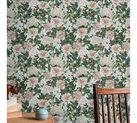 Livingwalls Papel pintado gris claro y blanco - Papel pintado para sala de estar dormitorio 394264 - Papel pintado no tejido jungla - 10,05 m x 0,53 m para 5,33 m² - Fabricado en Alemania
