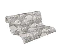 Livingwalls Papel Pintado Japones Mio - Tokio Metropolitan Stories 2 A.S. Création Papel pintado tejido no tejido 10.05 m x 0.53 m Beige Gris Metálico Fabricado en Alemania 378591 37859-1