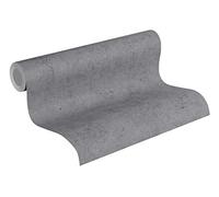 Papel Pintado Liso Elements A.S. Création Papel pintado tejido no tejido 10.05 m x 0.53 m Gris Fabricado en Alemania 369115 36911-5