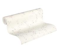 Livingwalls Papel pintado no tejido Metropolitan Stories Lola Paris 10,05 m x 0,53 m lila y blanco