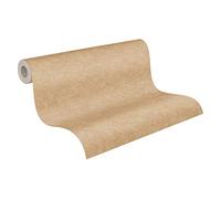 Papel Pintado Liso Alena - St. Petersburg Metropolitan Stories 2 A.S. Création Papel pintado tejido no tejido 10.05 m x 0.53 m Beige Marrón Fabricado en Alemania 379025 37902-5