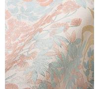 Livingwalls Travel Styles - Papel pintado no tejido, diseño de flores silvestres, color blanco y azul, para varias habitaciones, 10,05 x 0,53 m