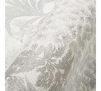 Livingwalls Travel Styles - Papel pintado no tejido para pared, diseño de flores silvestres en blanco y gris, para diferentes habitaciones, 10,05 m x 0,53 m