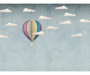 Livingwalls WTD 383011 - Papel pintado fotográfico (fieltro, 3,71 x 2,80 m), diseño de globo aerostático