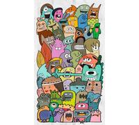 Livingwalls WTD 398271 - Papel pintado fotográfico para habitación infantil (3,71 x 2,80 m, 3,71 x 2,80 m), color verde y rosa