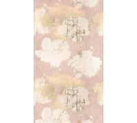 Livingwalls WTD 398381 - Papel pintado fotográfico (1,59 x 2,80 m), diseño de flores en color rosa, crema y beige