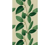 Livingwalls WTD 398661 - Papel pintado fotográfico (3,71 x 2,80 m), diseño de flores, color verde y marrón