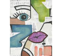 Livingwalls WTD 398881 - Papel pintado fotográfico (3,71 x 2,80 m, 3,71 m x 2,80 m), color azul y lila