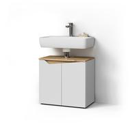 Livinity Armario bajo Lavabo Timavo, Blanco, 60 x 57.5 cm
